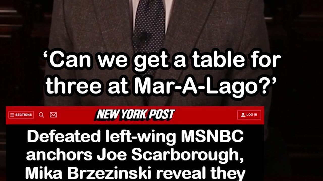 MSNBC Hosts 'Bending the Knee' to Trump [Joe Scarborough, Mika Brzezinski, Morning Joe]