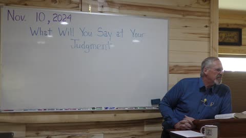 What will you say at Your Judgment