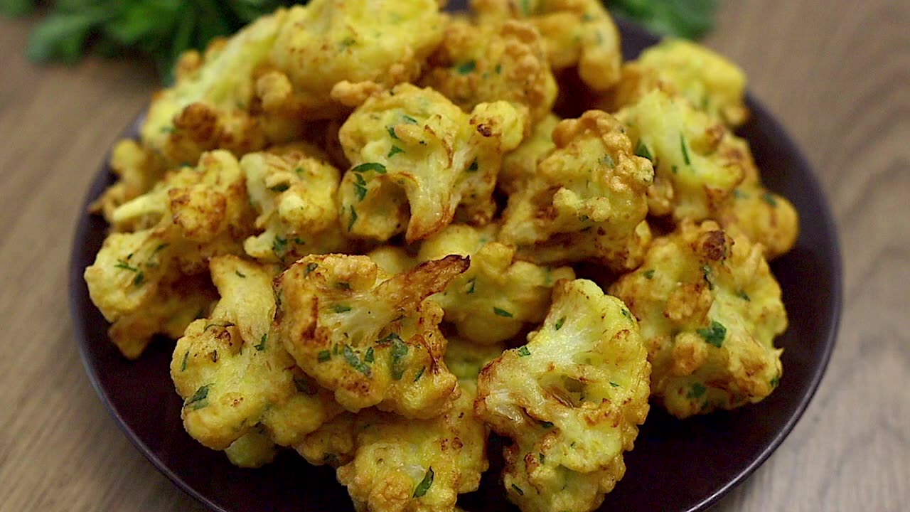 Fried cauliflower. Easy, quick and delicious!