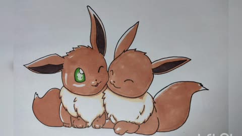 Drawing Eevee