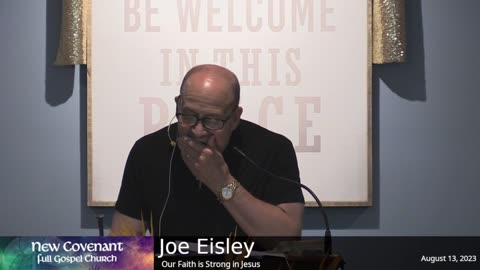 August 13 2023 - Joe Eisley with the Message