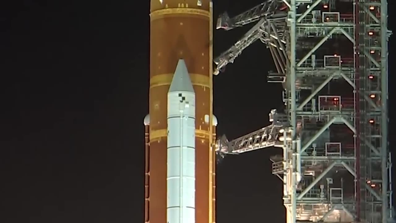 NASA's Artemis I Rocket Launch From Launch Pad 39B Perimeter