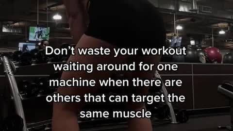 Don't waste your workout waiting around for one