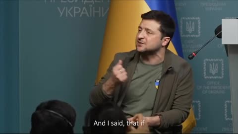 Volodymyr Zelenskyi spoke with representatives of the Western media. English subtitles