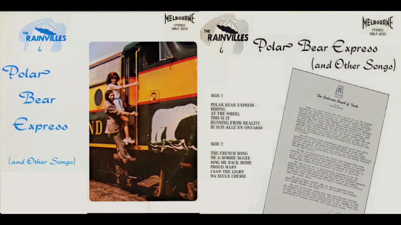 THE RAINVILLES POLAR BEAR EXPRESS SMLP-4020 MASTER TAPE