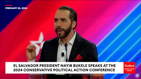 Pres. Bukele El Salvador speaking truth