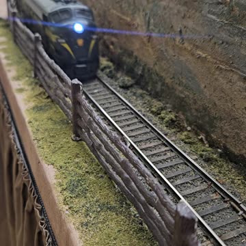 Pennsylvania RR S-scale passenger train