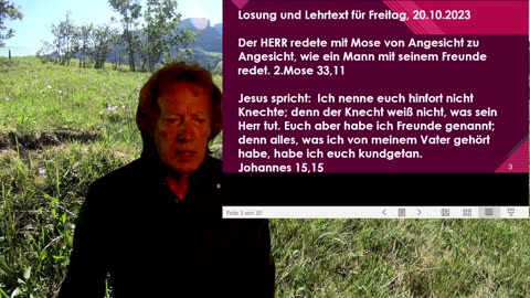 Losung - Wort zum Tag 20.10.2023