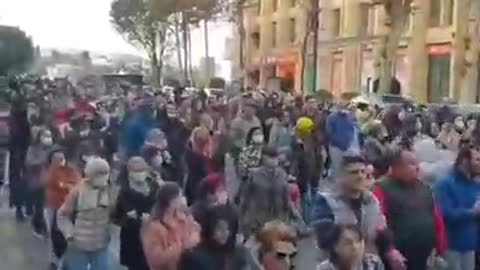 TBILISI, GEORGIA RISING UP AGAINST VACCINE PASSPORTS