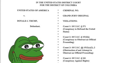 New - Trump Indicted on 4 Counts