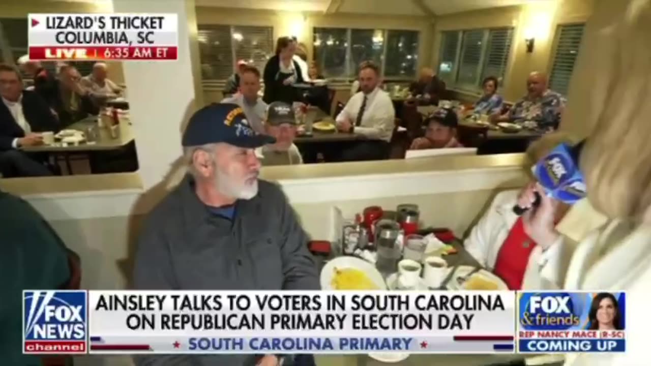 Ainsley INTERVIEWS the voters in South Carolina