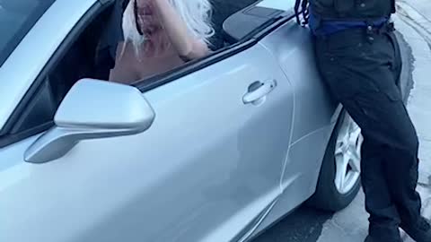 NEVER try this with a cop!!