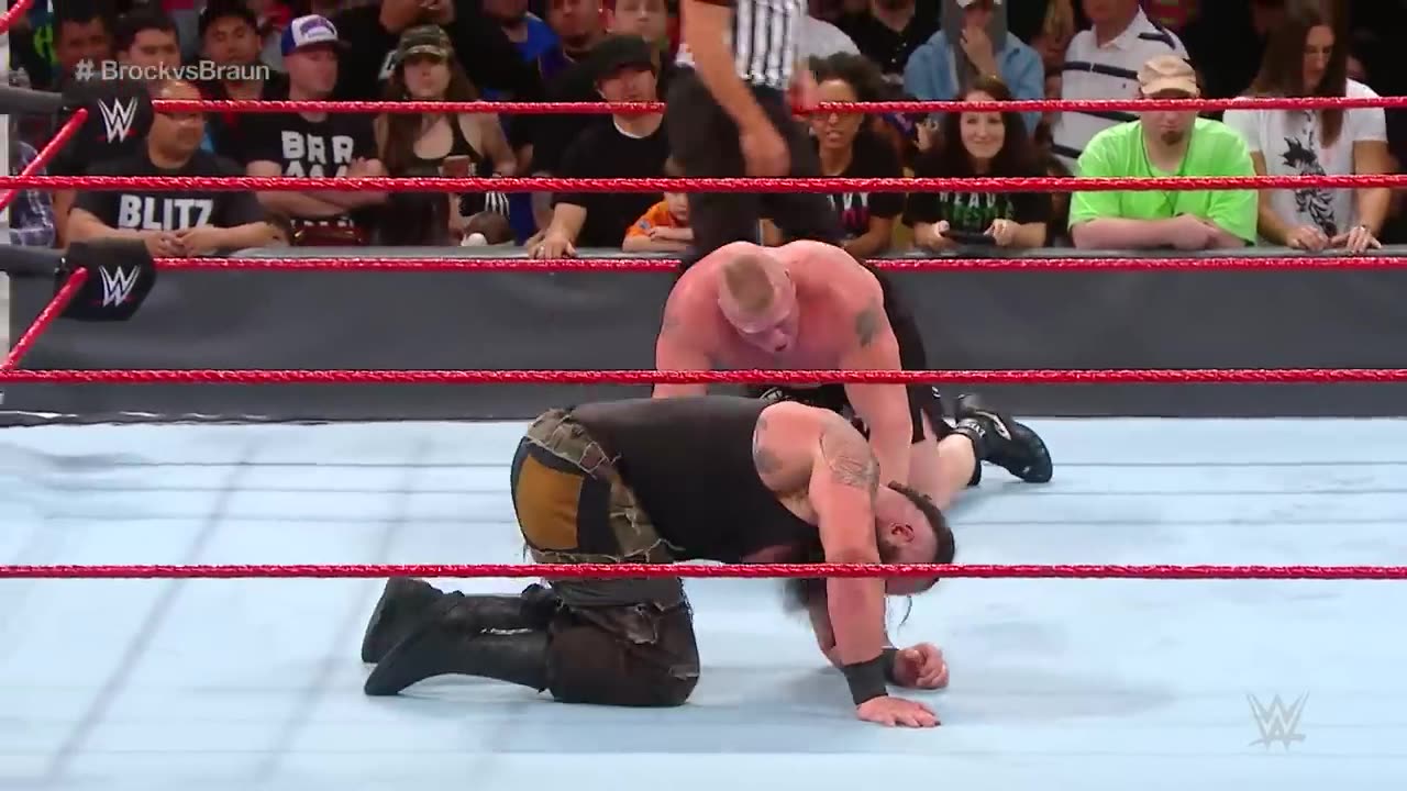 Brock Vs Braun, WWE