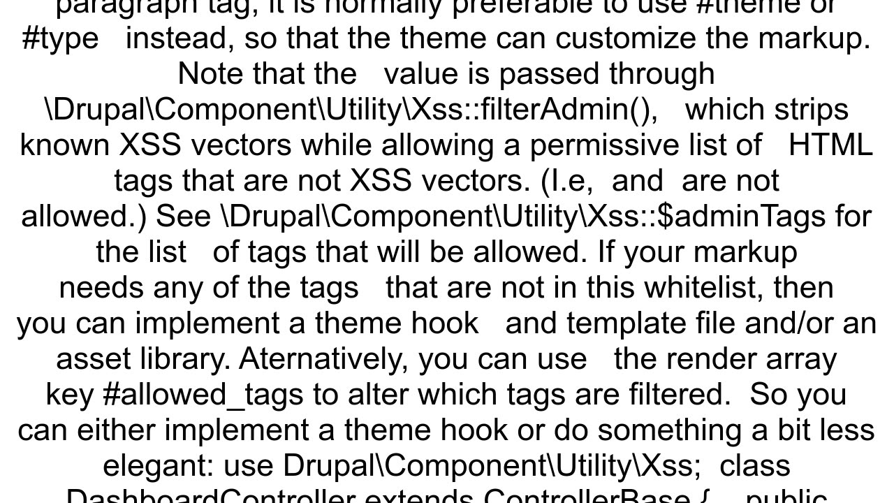 Drupal 8 Canvas element is getting removed from the page