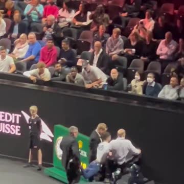 Climate change protester catches himself on fire at Laver Cup