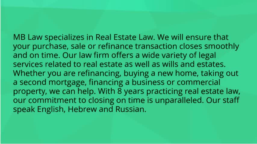 Real estate lawyer toronto