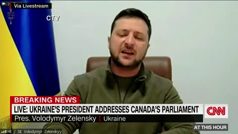 President Zelensky to Canadian parliament_ You all need to do more