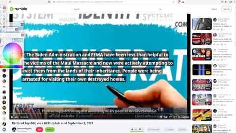 rumble - the biden administration and FEMA have been less than helpful to the victims of the