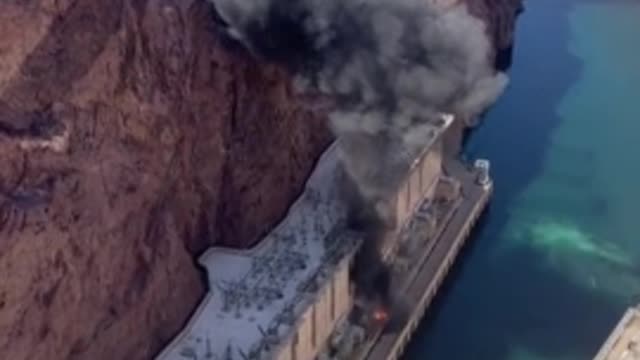 There has been an explosion at the Hoover Dam