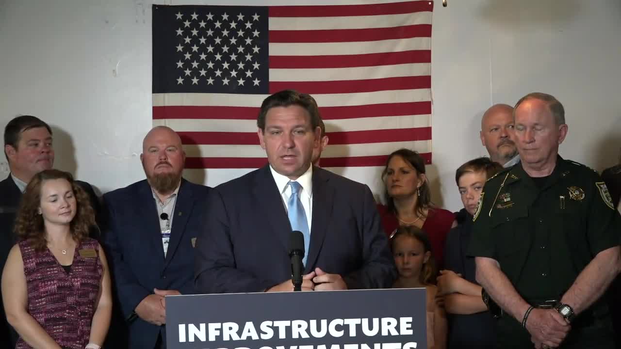 Gov. Ron DeSantis announces $4 million award for Nassau County infrastructure