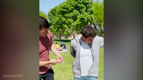 Man cut in HALf