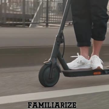 Familiarize yourself with the scooter's controls before riding.