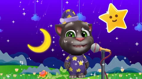 Twinkle twinkle little star Little talking tom nursery rhymes