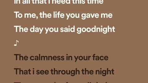 The day you said goodnight Lyrics