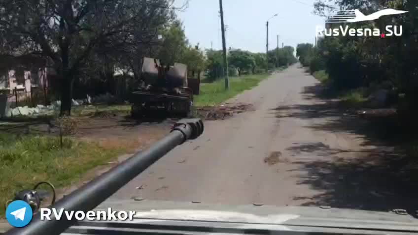 Ukraine War - The footage shows the destroyed anti-aircraft gun ZU-23-2