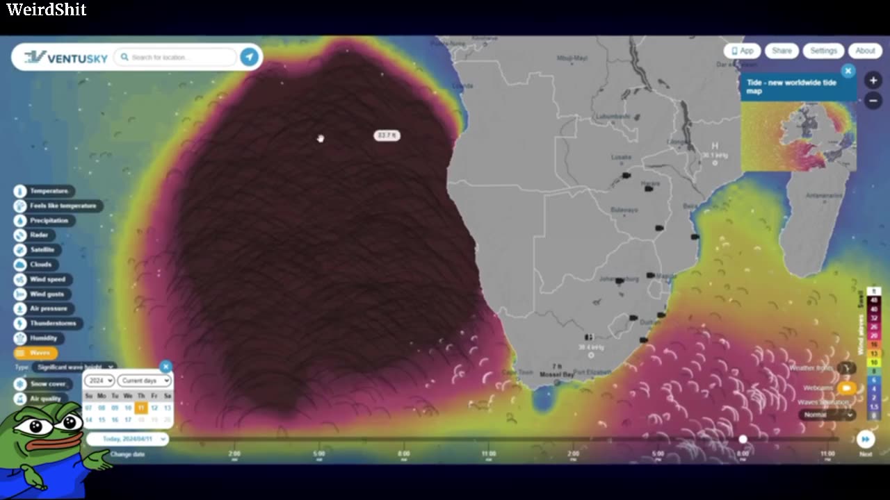 Something Massive Left ANTARCTICA During The Eclipse Caught On RADAR!