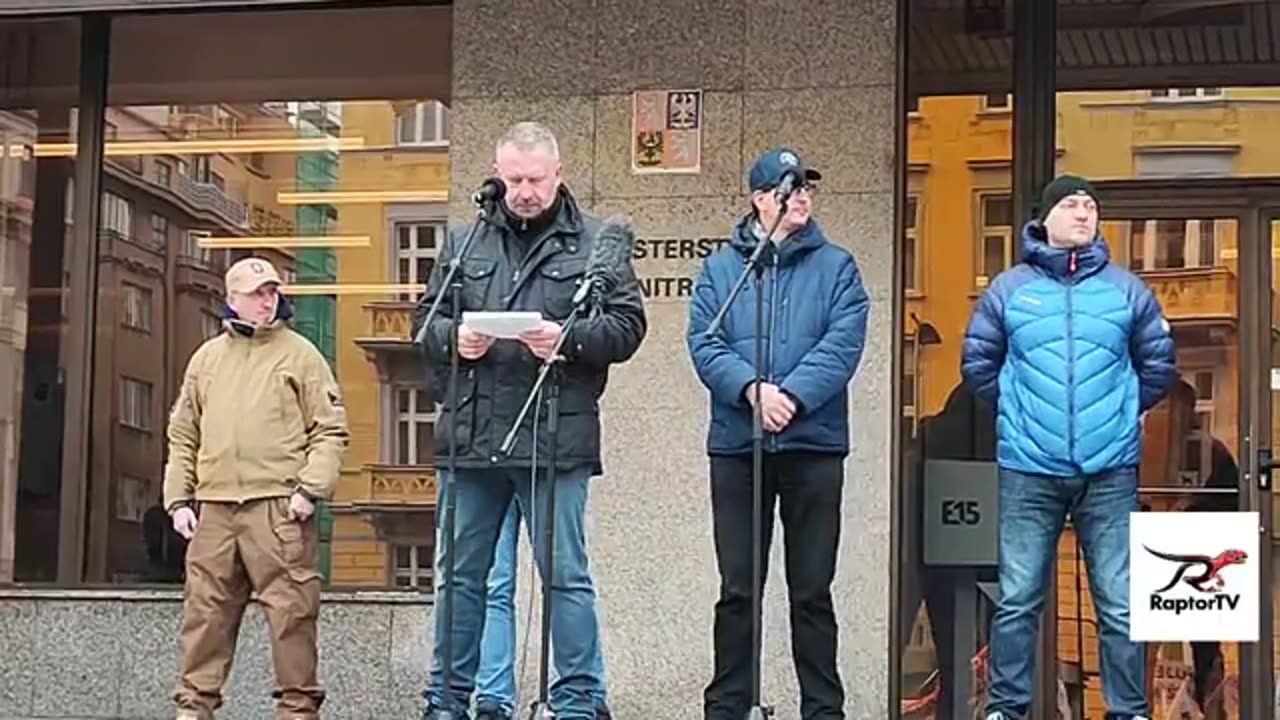 Raptor TV - Záznam z demonstrace policistů hasičů