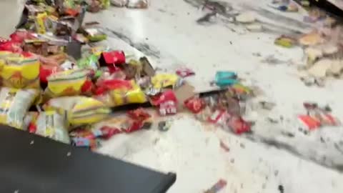 Car Crashes Through Grocery Store in Columbia Falls