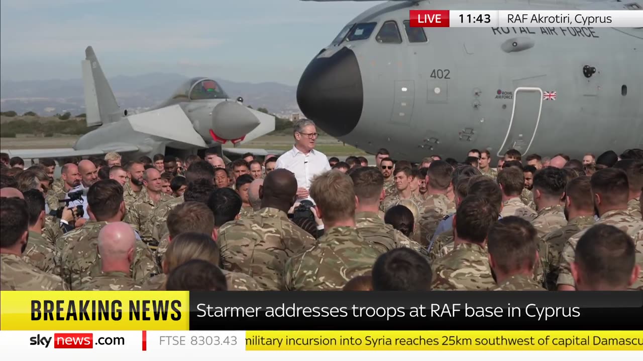 We can't tell the world what you are doing here..." British Prime Minister tells soldiers