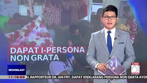UN Special Rapporteur Dr. Ian Fry, dapat ideklarang persona non grata —Usec. Cardema