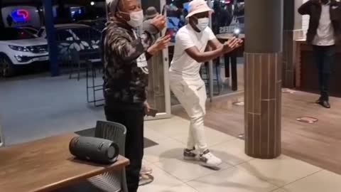 Spider-Man dancing in South Africa