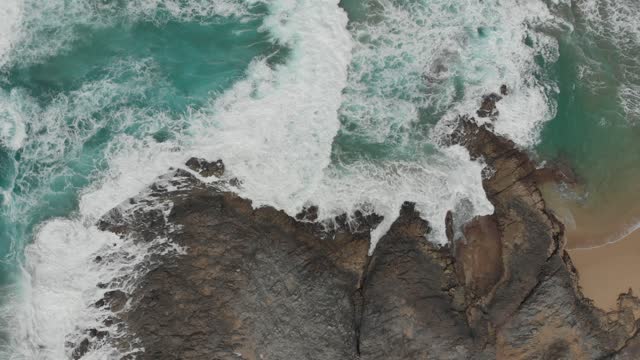 Beautiful Nature waves rushing