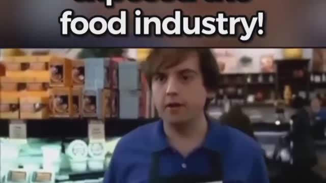 See as they exposed the food industry in plane sight
