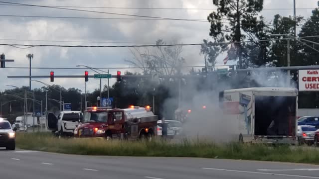 Uhaul truck a blaze