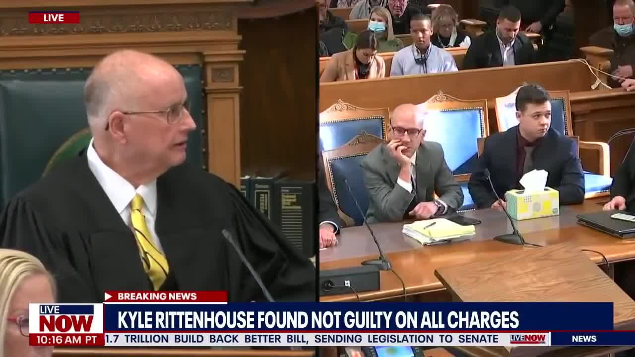 Kyle Rittenhouse walks free after not guilty verdict | LiveNOW from FOX