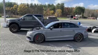 Audi Rs3 1/4 mile stage 3 TTE700