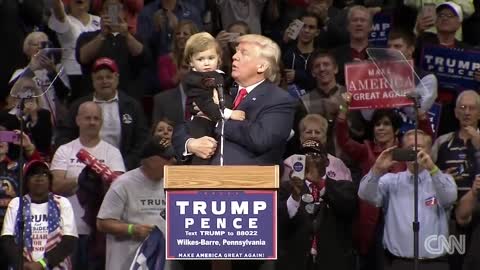 Tiny Trump steals the show