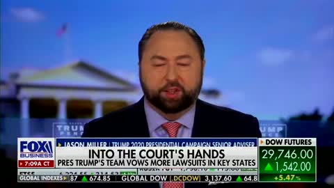 Jason Miller. The American people and the courts will decide.