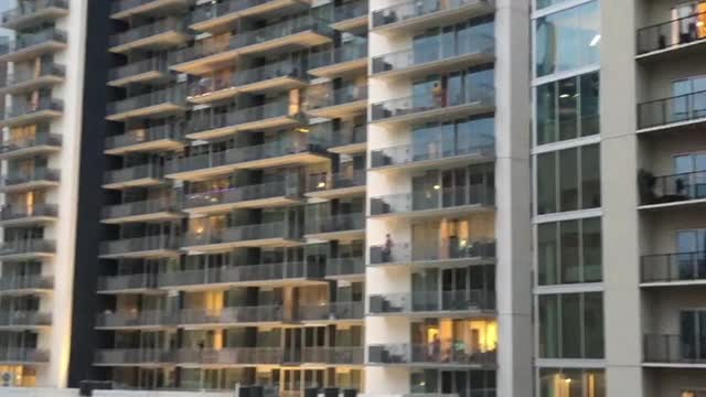 Midtown Atlanta Cheers for Frontline Workers