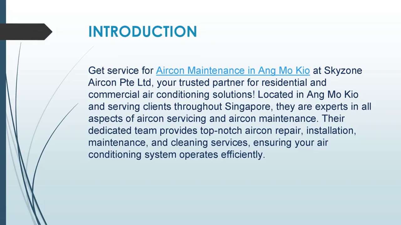 Get service for Aircon Maintenance in Ang Mo Kio