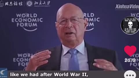 The WEF and the reset, Klaus Schwab in broken english