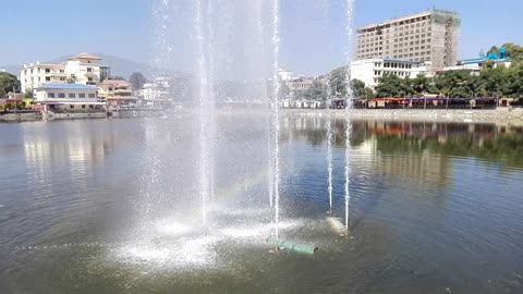 water fountain in nepal