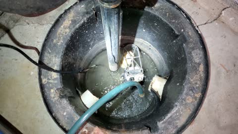 Sump pump works