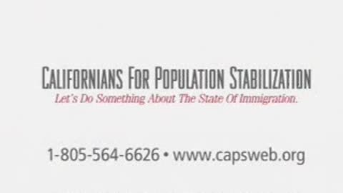 California Overpopulation - Immigration