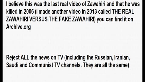 Real Ayman and bin Laden were against mass slaughter