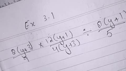 Class 9 math solution Ex 3.1 simplify